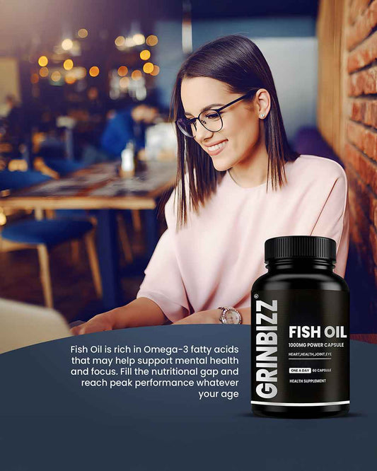 Dive into Wellness with Fish Oil Capsules: Unlock Their Power for Better Health - Grinbizz exim pvt ltd
