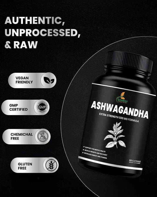 Harnessing Nature's Resilience with Ashwagandha Capsules Benefits - Grinbizz exim pvt ltd