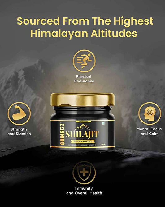 Nature's Ancient Secret: Discover Shilajit Resin Benefits for Ultimate Health - Grinbizz exim pvt ltd