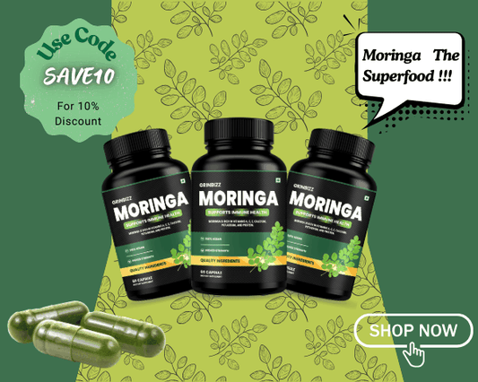 Unlock the Power of Moringa Capsules for Immunity Grinbizz exim pvt ltd