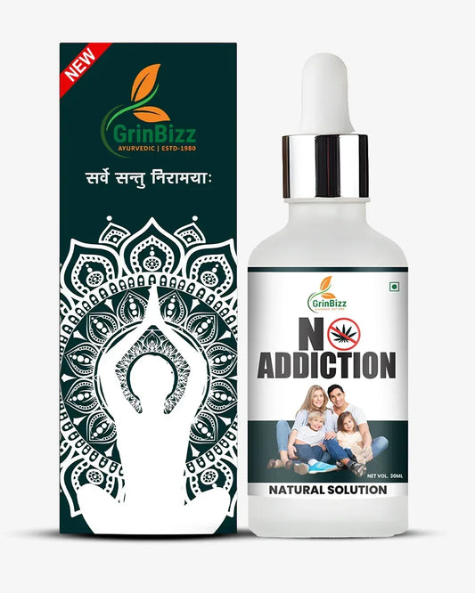 No Addiction Drops – Natural Support for Overcoming Dependency - Grinbizz exim pvt ltd