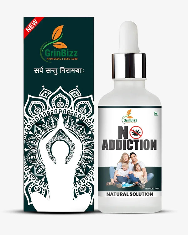 No Addiction Drops – Natural Support for Overcoming Dependency - Grinbizz exim pvt ltd