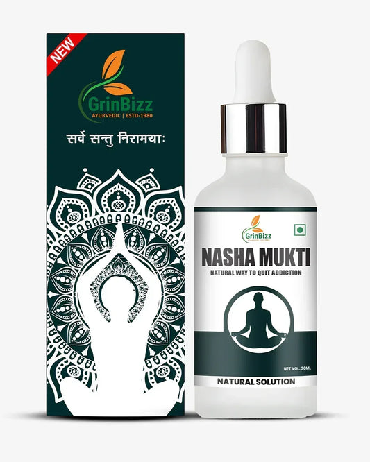 Grinbizz Nasha Mukti Drops – Herbal Support for De-Addiction & Mental Balance - Grinbizz exim pvt ltd