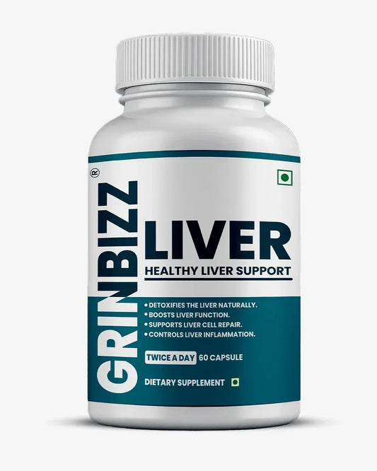 Grinbizz Liver Support Capsules – Ayurvedic Support for Liver Health & Natural Detox - Grinbizz exim pvt ltd