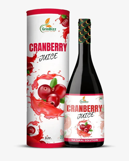 Grinbizz Cranberry Juice – Natural Support for Urinary Tract Health & Daily Wellness - Grinbizz exim pvt ltd