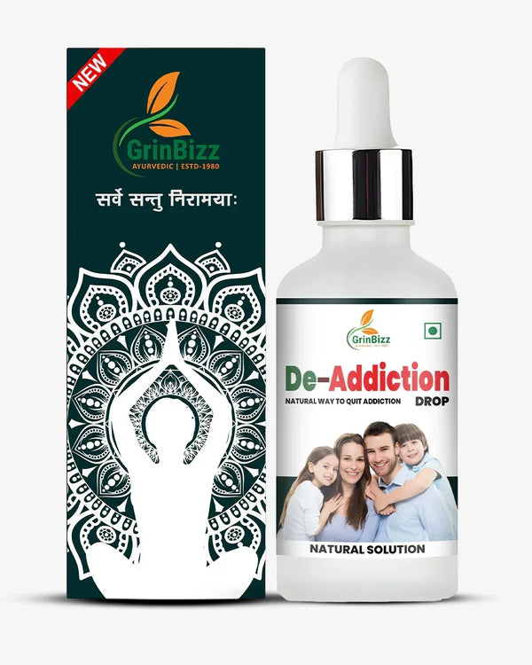 De-Addiction Drops for Effective Recovery and Wellness - Grinbizz exim pvt ltd
