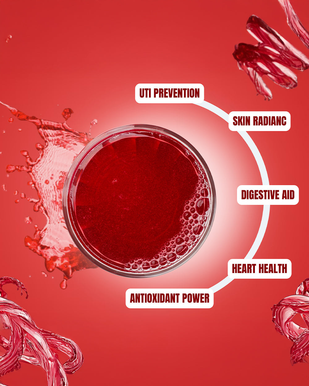 Cranberry Juice Natural Energy/ For UTI/Immunity Booster (1000 ml) Grinbizz