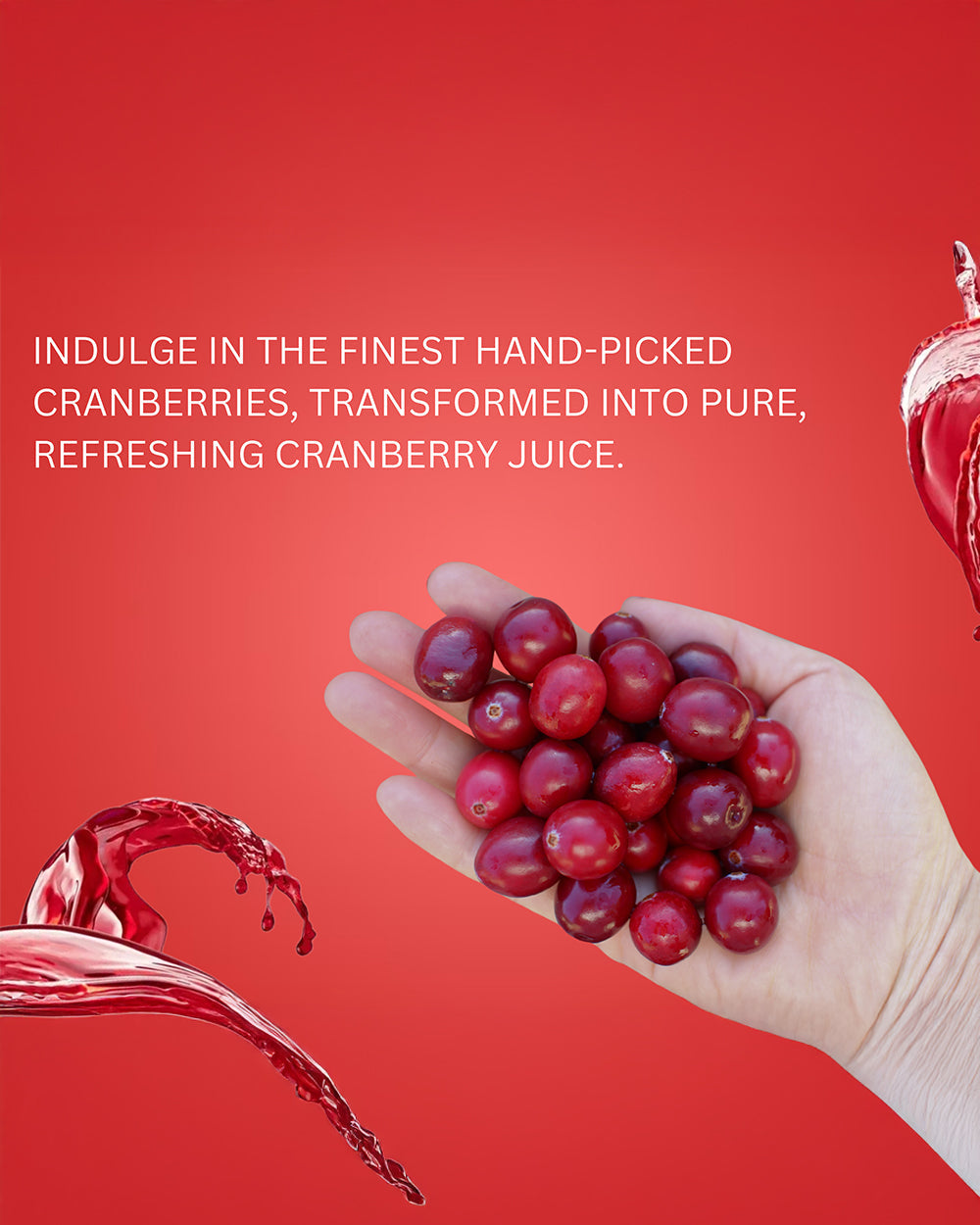 Cranberry Juice Natural Energy/ For UTI/Immunity Booster (1000 ml) Grinbizz