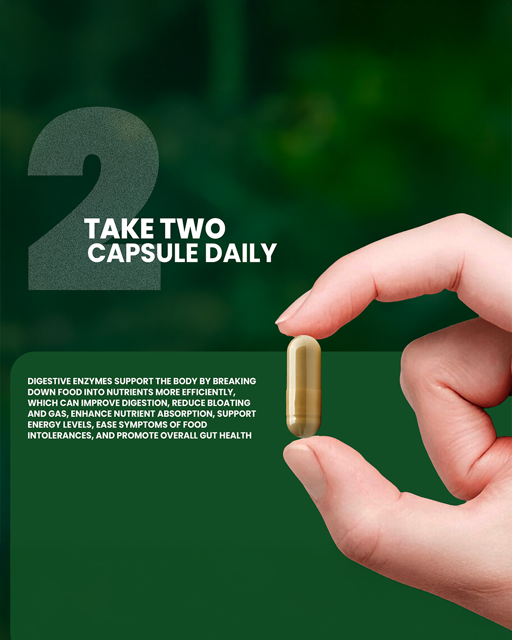 Digestive Enzymes Capsules- Support Healthy Digestion Naturally Grinbizz