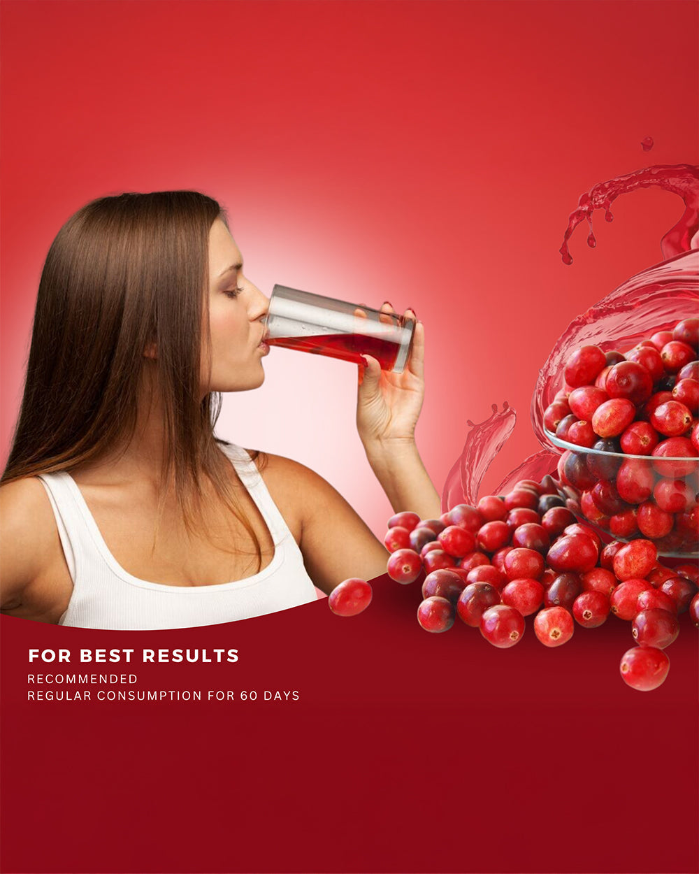 Cranberry Juice Natural Energy/ For UTI/Immunity Booster (1000 ml) Grinbizz