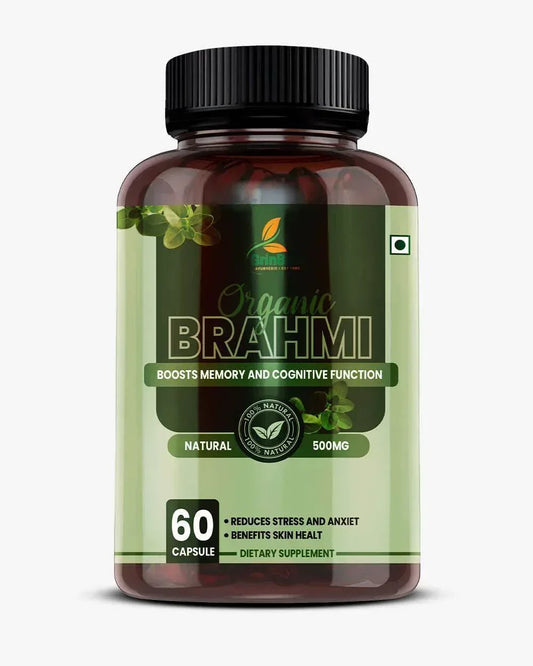 Grinbizz Brahmi Capsules – Ayurvedic Support for Memory, Focus & Mental Clarity - Grinbizz exim pvt ltd