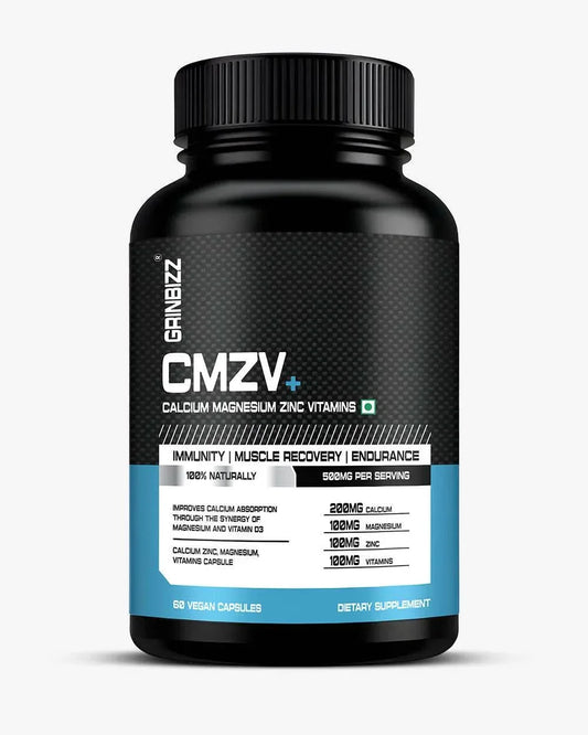 CMZV+ Capsules for Bone Health - Daily Support for Immune & Muscle Wellness - Grinbizz exim pvt ltd