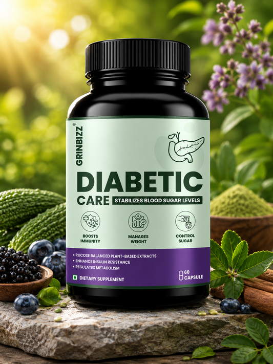 Grinbizz Diabetic Care Capsules – Herbal Daily Wellness Support