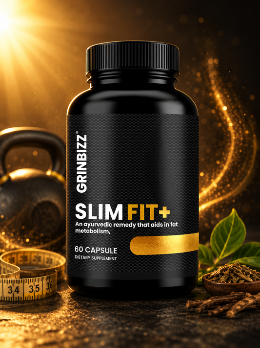 Grinbizz Slim Fit Capsules – Herbal Support for Weight Management & Metabolism