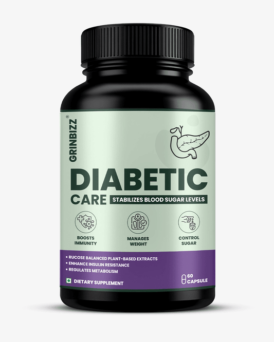 Diabetic Care Capsule for Natural Blood Sugar and Metabolic Support - Grinbizz exim pvt ltd