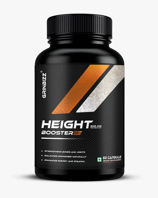 Height Booster Capsules - Natural Growth Supplement for Height - Grinbizz exim pvt ltd