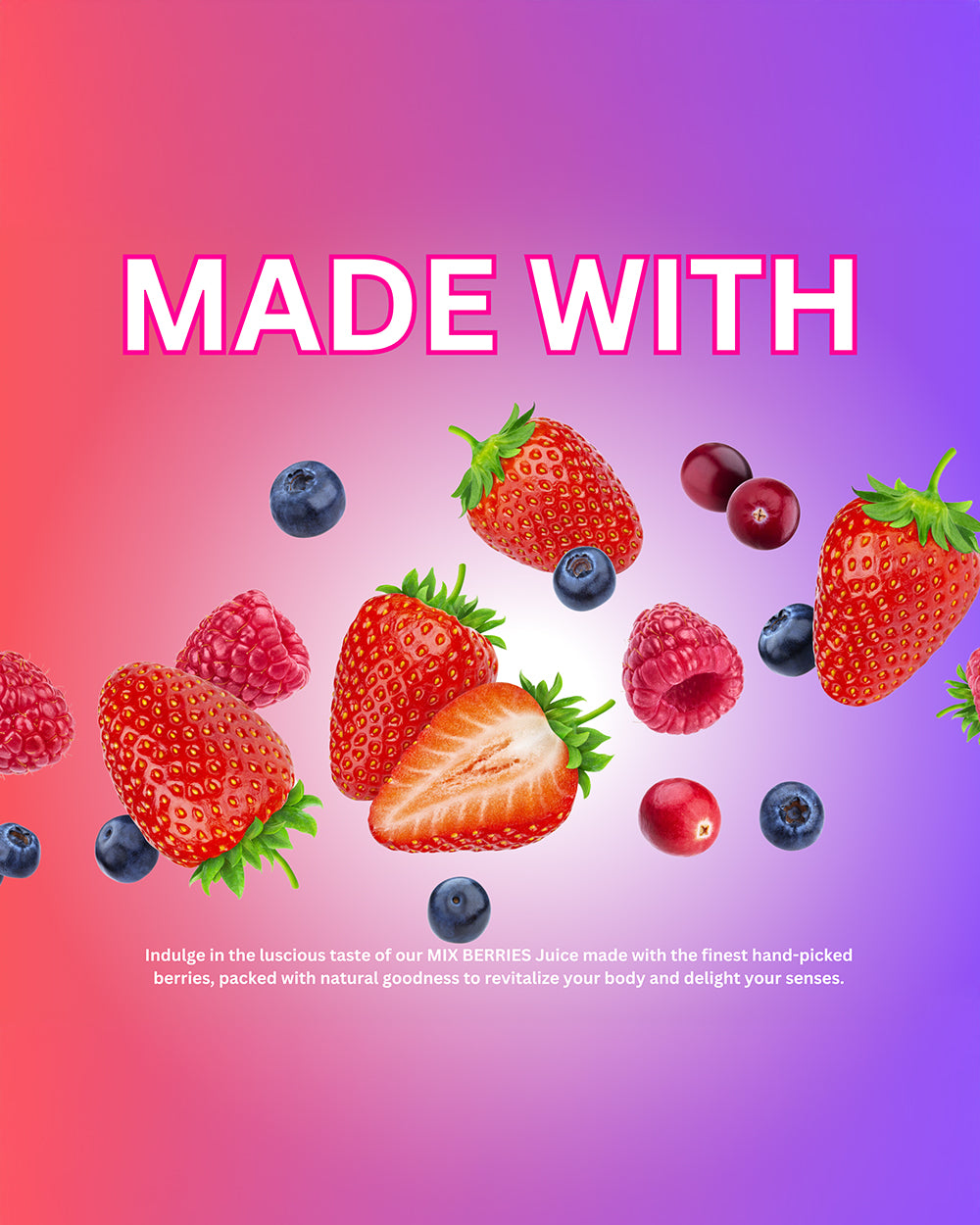 Mix Berries Juice Anti Oxidant for Detoxification/Boost Immunity (1 L)