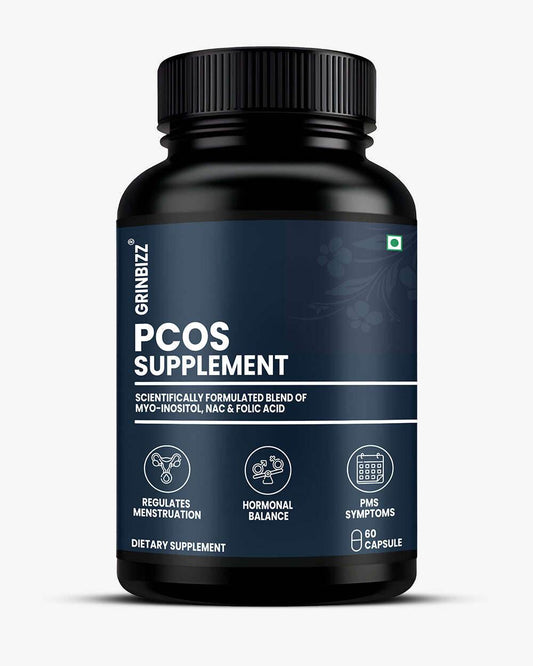 PCOS Support Capsules for Daily Wellness, Balance, and Hormonal Harmony - Grinbizz exim pvt ltd