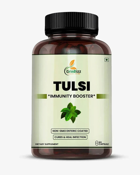 Grinbizz Tulsi Leaves – Pure Ayurvedic Herb for Immunity, Respiratory & Daily Wellness - Grinbizz exim pvt ltd