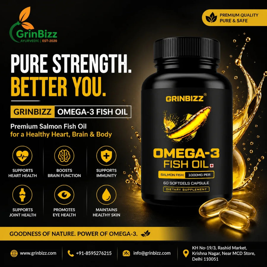 Fish Oil Capsules – Benefits, Uses & Why Omega-3 Matters for Modern Lifestyle