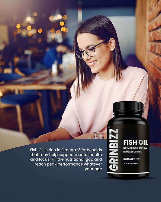 Dive into Wellness with Fish Oil Capsules: Unlock Their Power for Better Health - Grinbizz exim pvt ltd