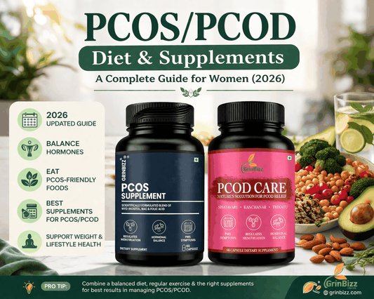 PCOS/PCOD Diet &amp; Supplements: A Complete Guide for Women (2026) Grinbizz exim pvt ltd