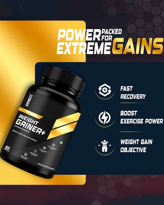 Powering Up Your Progress: Exploring Weight Gainer Capsules - Grinbizz exim pvt ltd