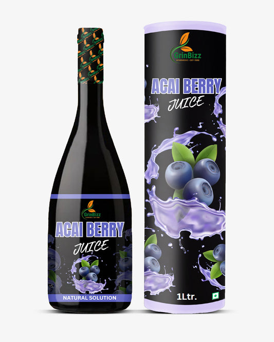 Acai Berry Juice For Skin Health/Boost Immune System (1 L) Grinbizz