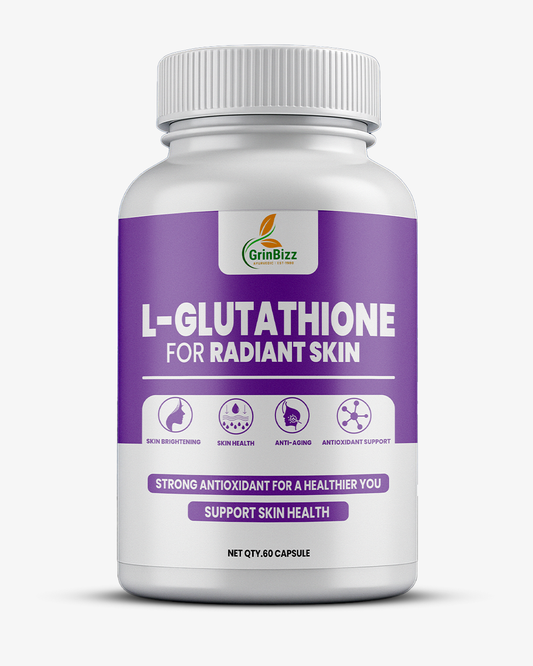 L-Glutathione Capsules- Powerful Antioxidant & Skin Health Grinbizz