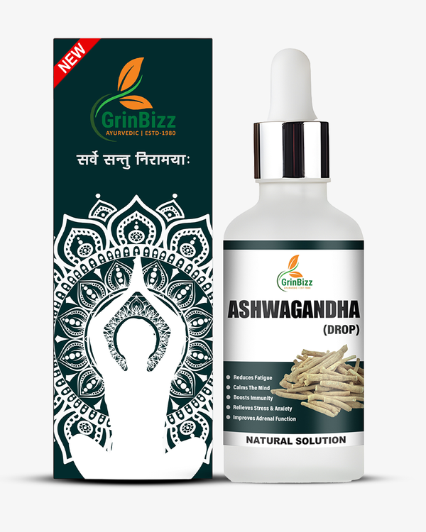 Ashwagandha Drops for Natural Stress Relief and Immunity Support