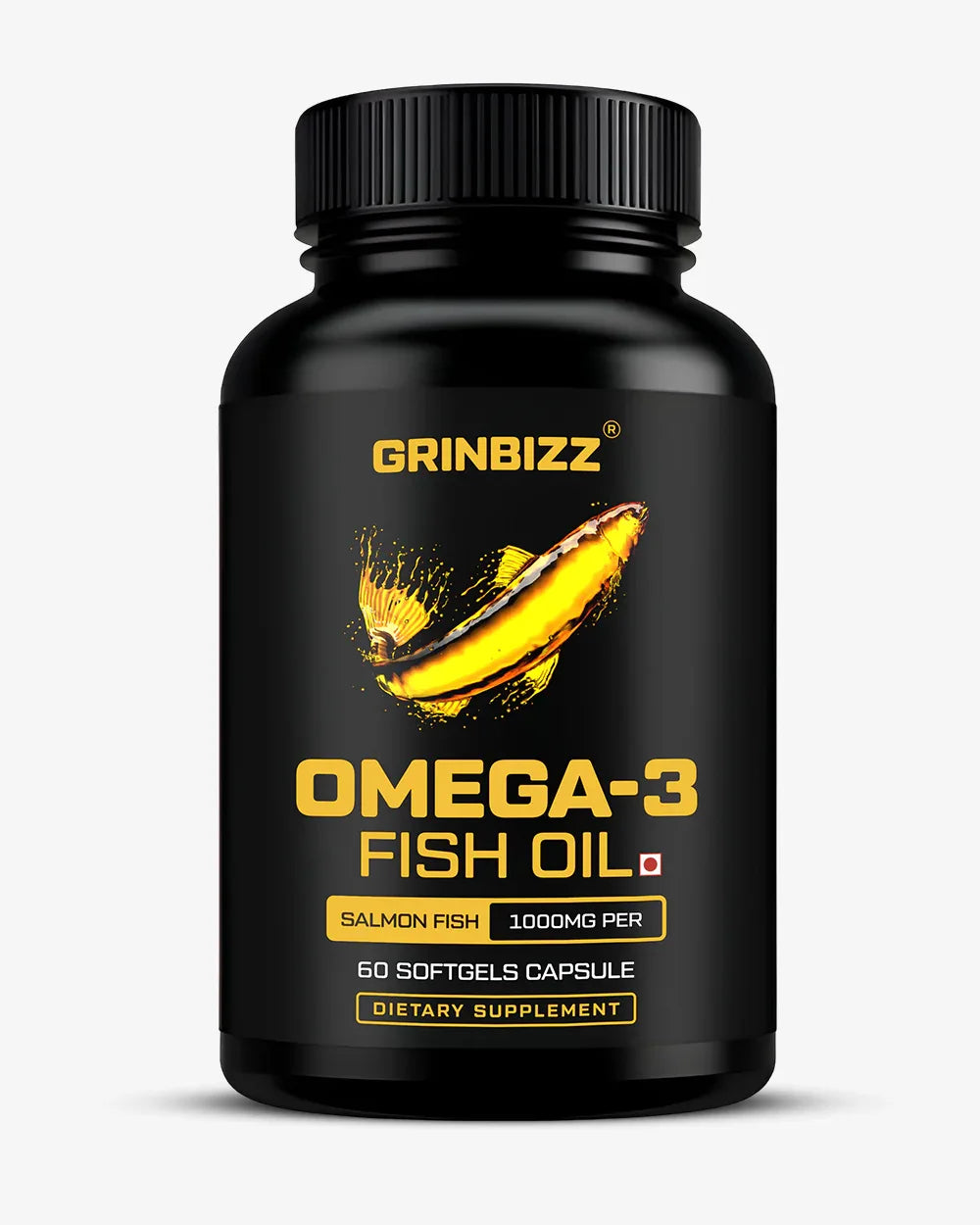 Omega 3 Fish Oil Capsules - Heart, Brain & Joint Health - Grinbizz exim pvt ltd