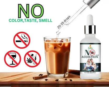 No Addiction Drops – Natural Support for Overcoming Dependency - Grinbizz exim pvt ltd