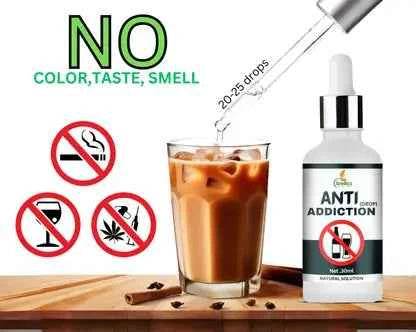 Anti Addiction Drops for Effective Recovery and Wellness - Grinbizz exim pvt ltd