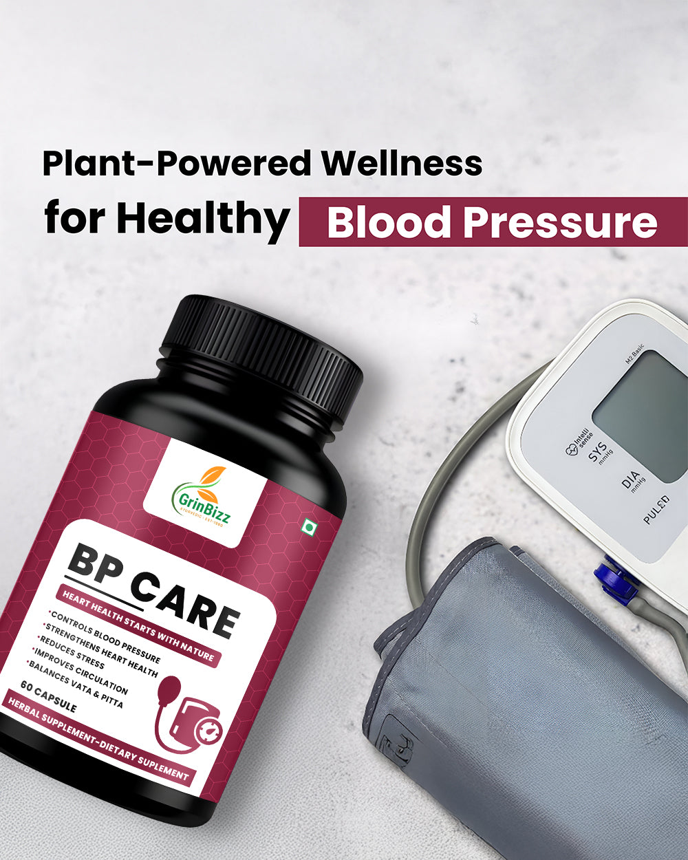 BP Care Capsules- Natural Blood Pressure Support Supplement