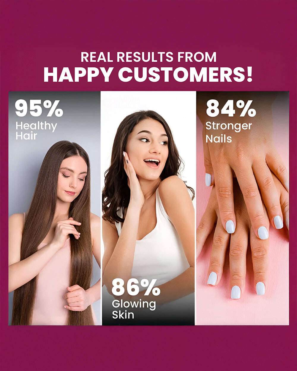 Biotin Capsules for Hair Health - Natural Support for Skin & Nail Vitality - Grinbizz exim pvt ltd