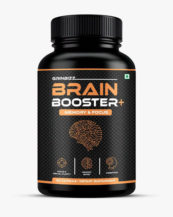 Brain Booster Capsules for Enhanced Mental Well-being - Grinbizz exim pvt ltd