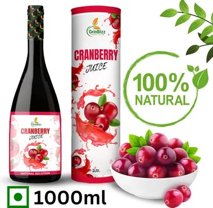 Cranberry Juice Natural Energy/ For UTI/Immunity Booster (1000 ml)