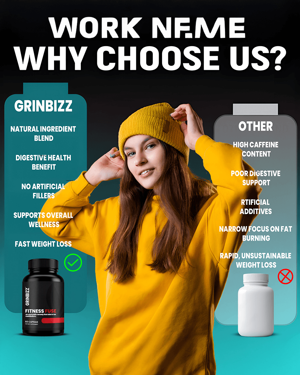 Fitness Fuse Capsules- Enhanced Energy, Endurance & Recovery - Grinbizz exim pvt ltd