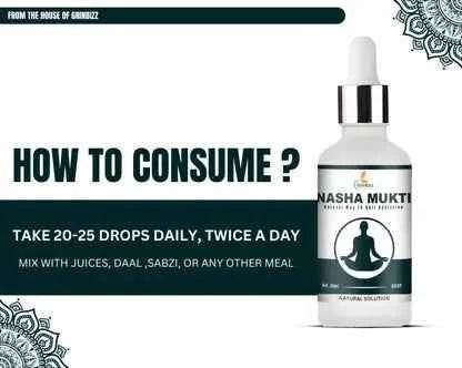 Nasha Mukti Drops for Effective Detox and Recovery - Grinbizz exim pvt ltd