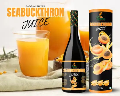 Seabuckthorn Juice Body Detoxify, Sugar free & Immunity Booster  (1 L)