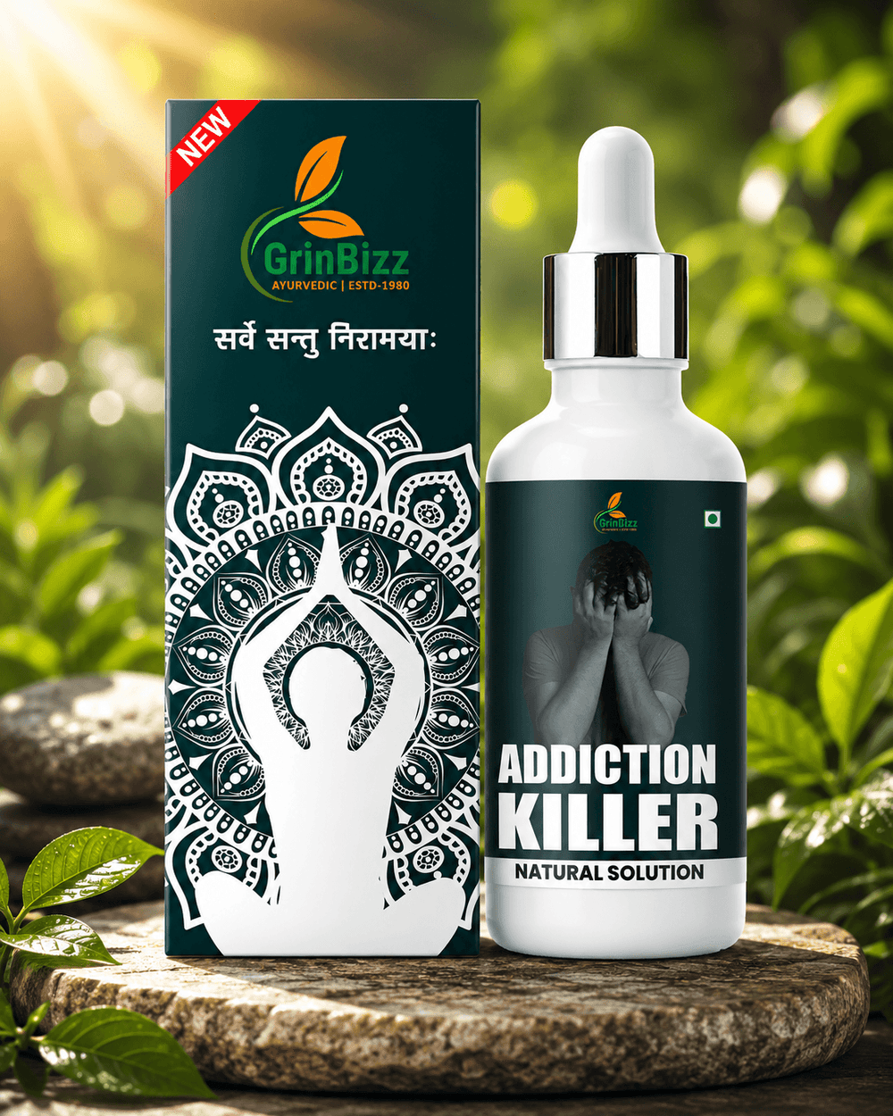 Addiction Killer Drops for Wellness Support | Grinbizz