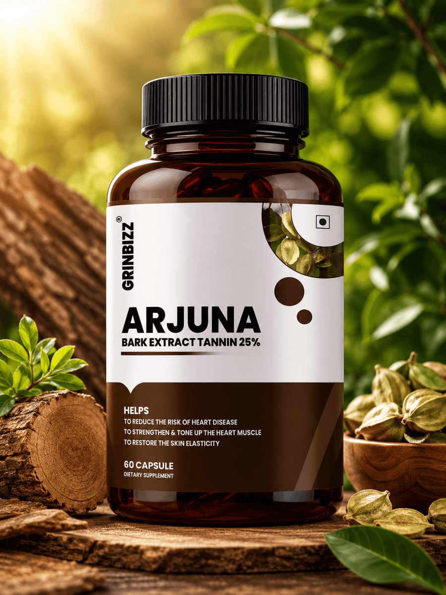 Arjuna Capsules for Heart Health - Promote Heart Wellness & Support Blood Pressure