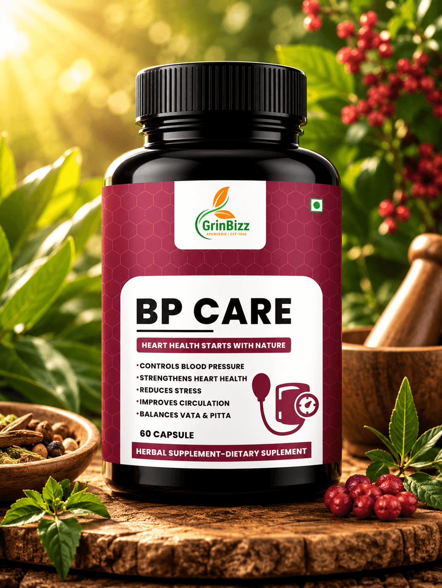 BP Care Capsules for Heart Wellness Support | Grinbizz