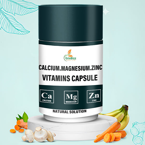 Grinbizz Calcium,Magnesium,Zinc,Vitamin Capsule