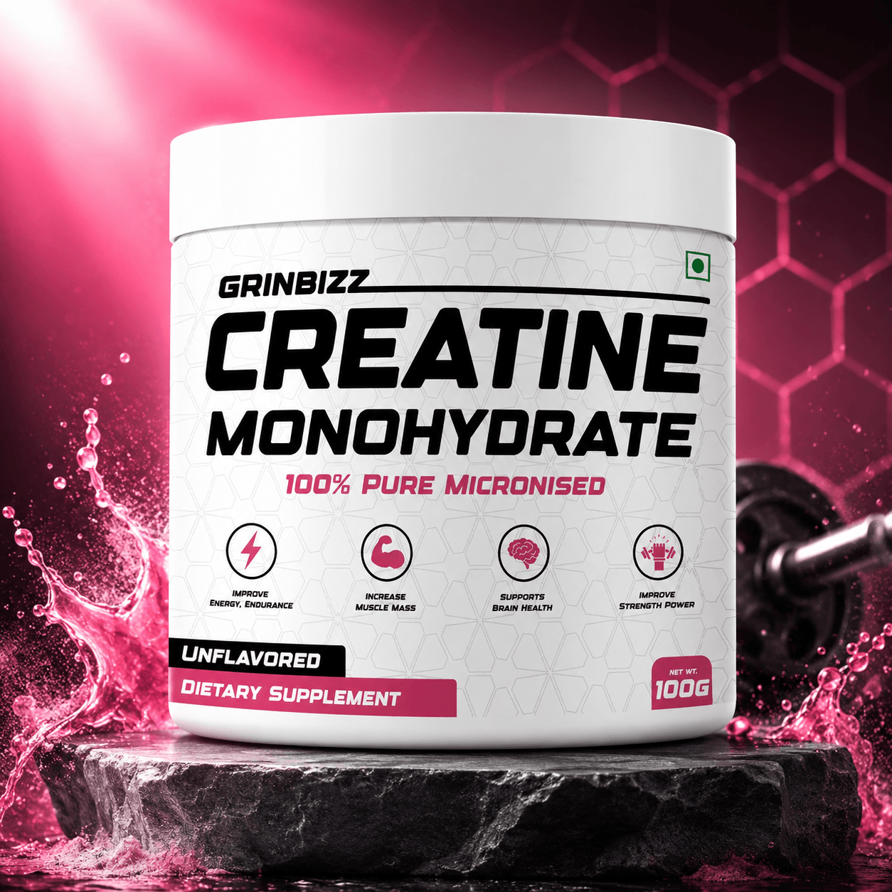 Creatine Monohydrate for Strength & Performance | Grinbizz