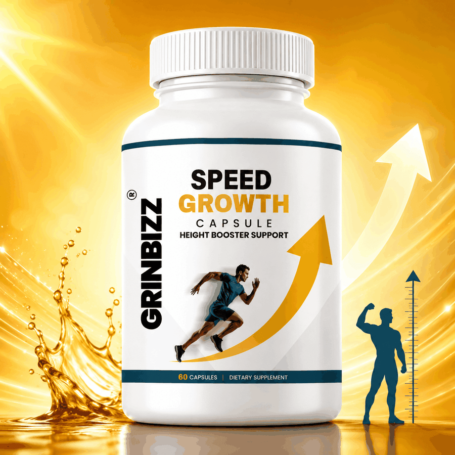Grinbizz Speed Growth Capsules – Height Booster Support