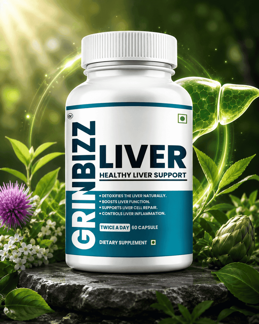 Liver Support Capsules for Detox & Wellness | Grinbizz