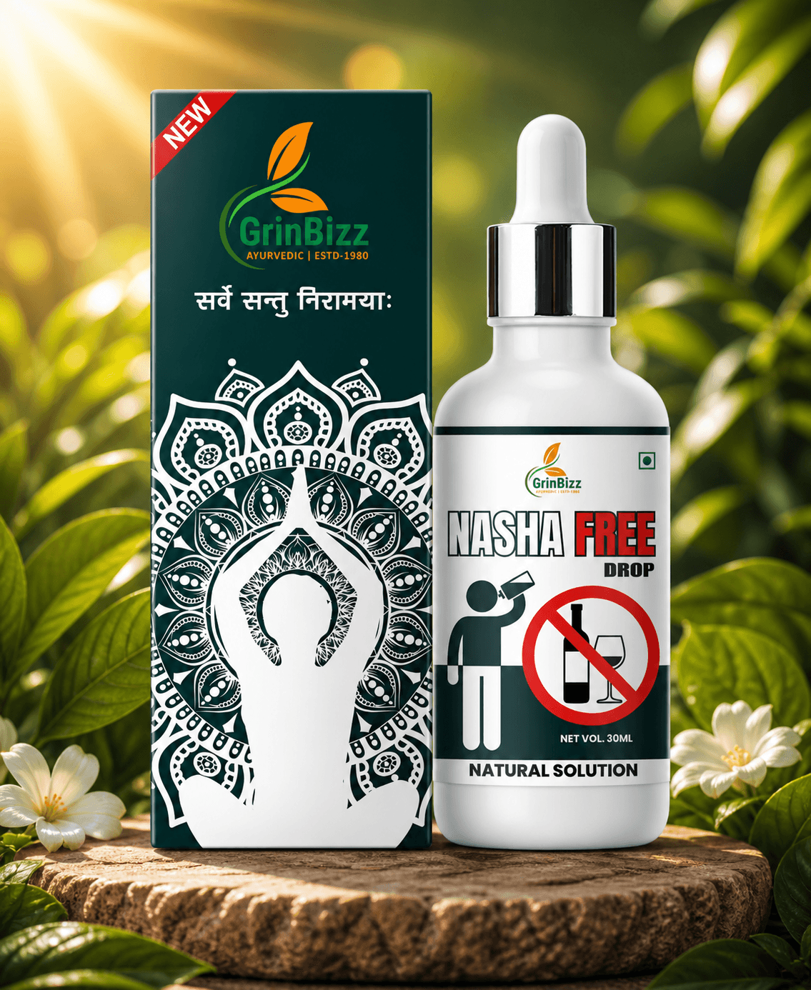 Nasha Free Drops for Wellness & Balance Support | Grinbizz