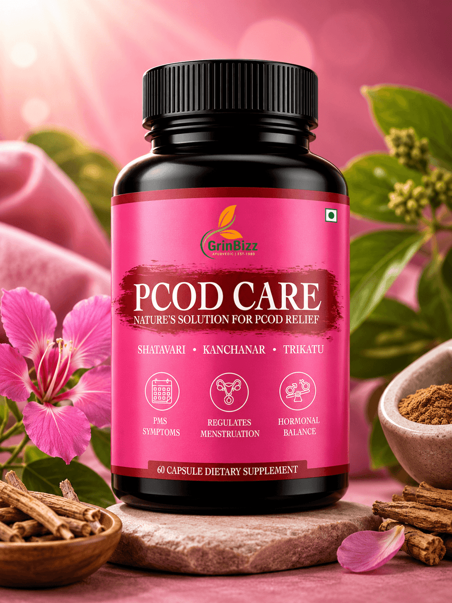 Pcod Capsules for Hormonal Balance and Menstrual Health Support - Natural Supplement