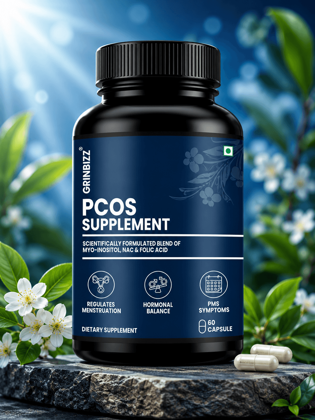 PCOS Support Capsules for Daily Wellness, Balance, and Hormonal Harmony
